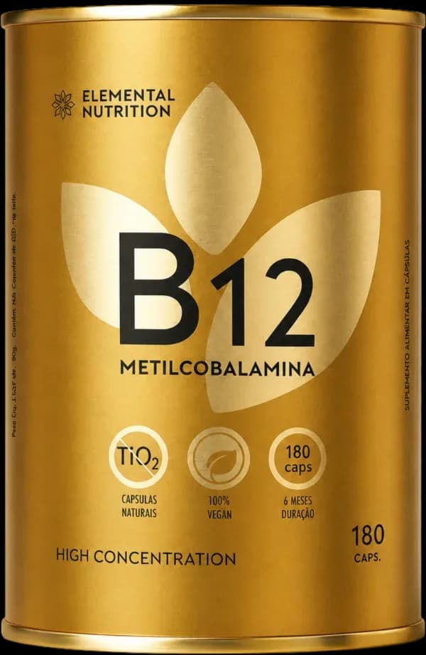 B12 — Metilcobalamina — 100% Vegan